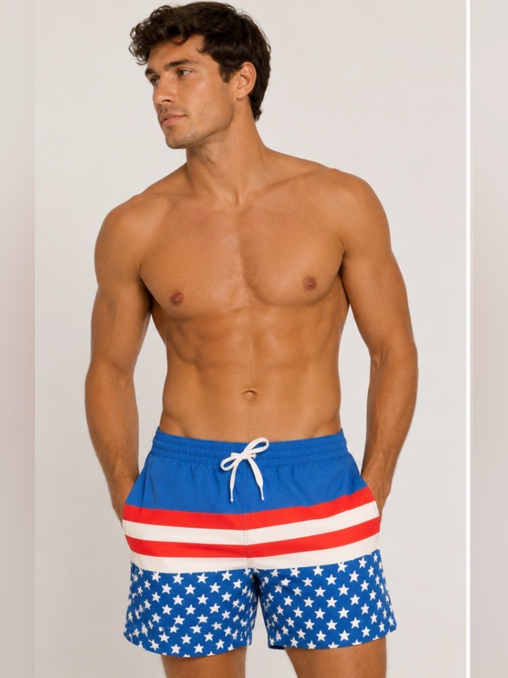 Chubbies Patriotic American Flag Swim Trunks NWOT | Men’s Medium